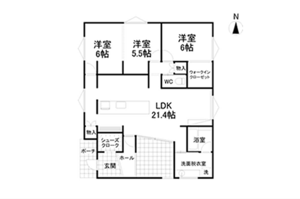 住宅展示場間取り