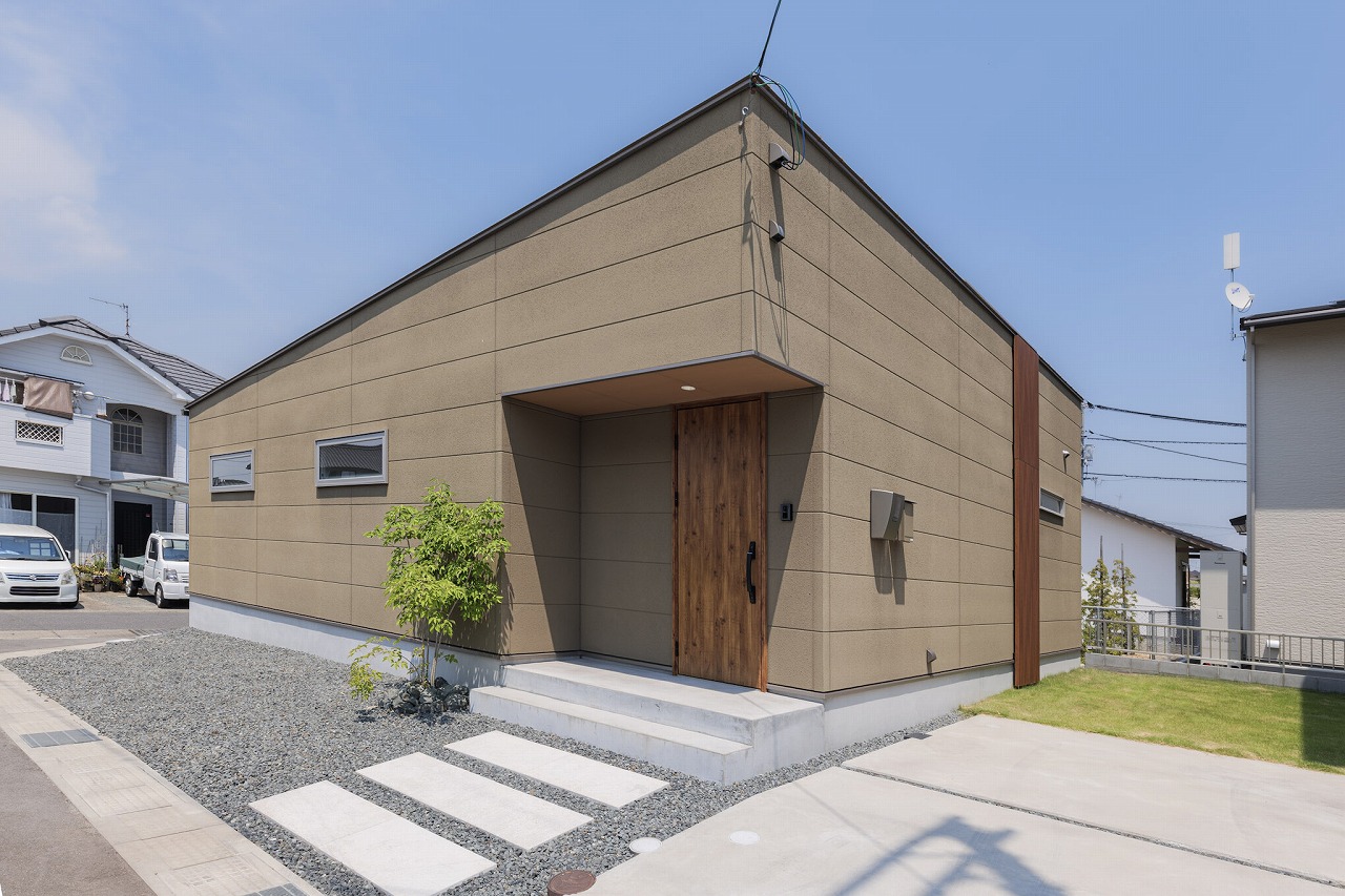 平屋　福山展示場　モデルハウス